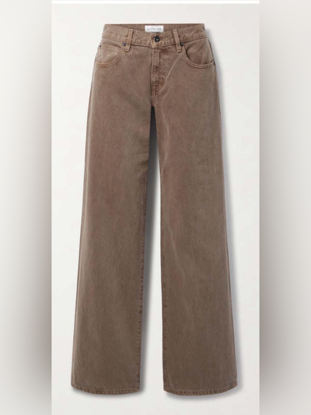 SLVRLAKE Mica Wide-Leg Jeans in Brown size 30 - Picture 1 of 10